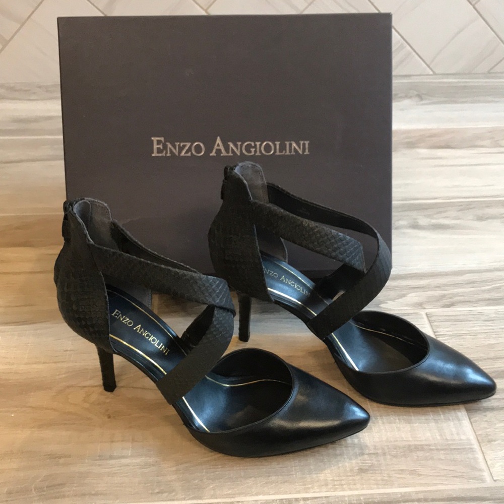 Enzo Angiolini leather heels